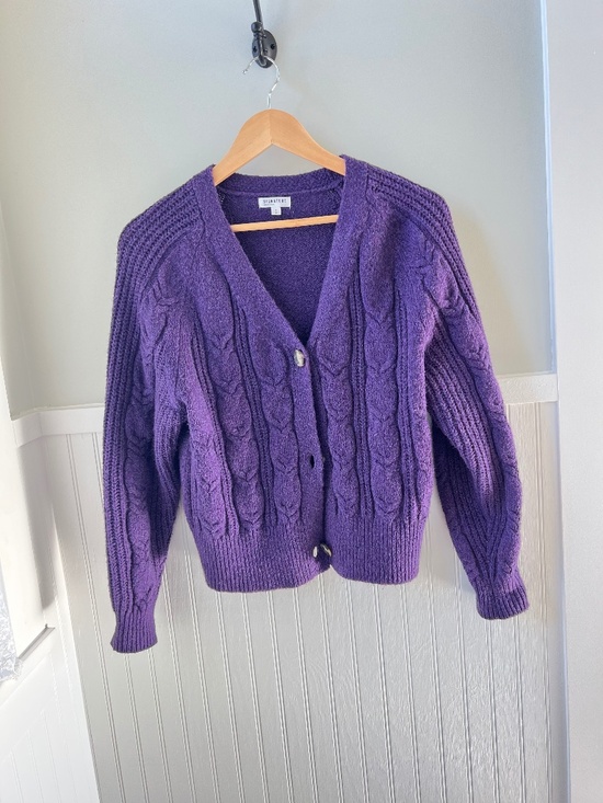 Reitmans Sweaters - Purple Cardigan